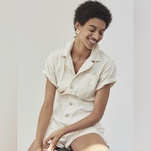 Madewell short coveralls